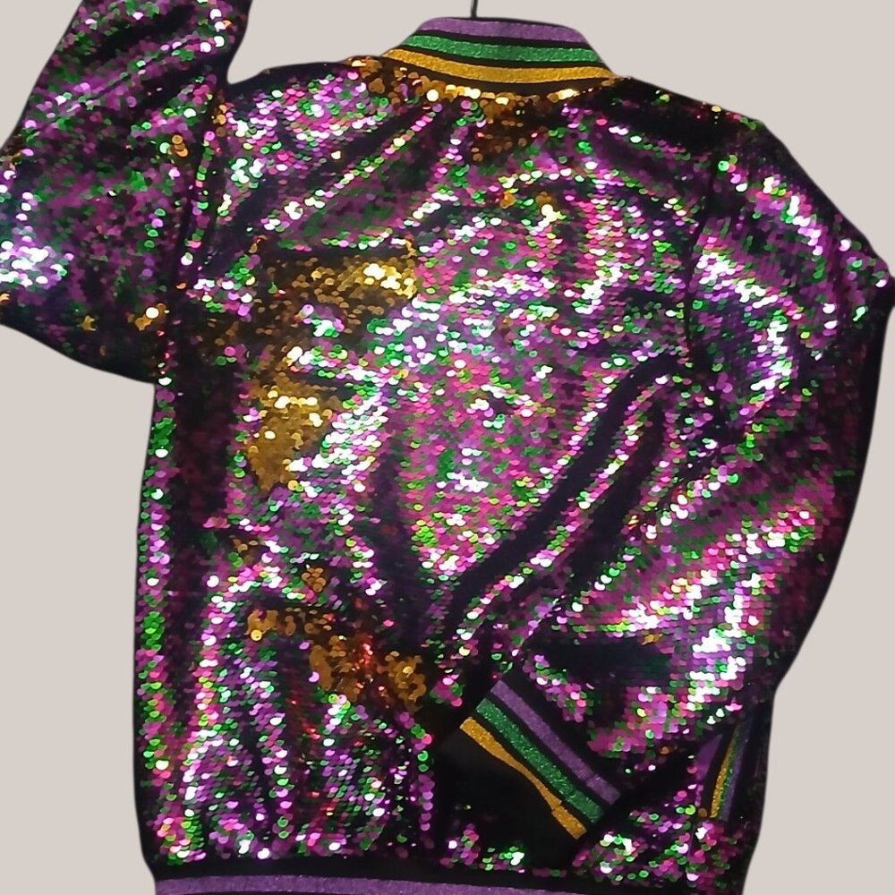 Noa Collection Sequin Youth Track Jacket - Picture 3 of 4